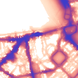 Daytime road noise heatmap for SW1X 8EJ