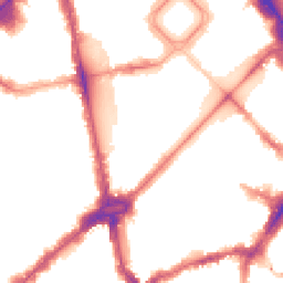 Night-time road noise heatmap for SW1X 8LU