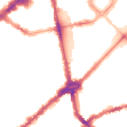 Night-time road noise heatmap for SW1X 9BW
