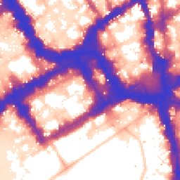 Daytime road noise heatmap for SW1Y 4AA