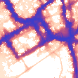 Daytime road noise heatmap for SW1Y 4AE