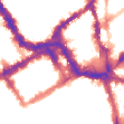 Night-time road noise heatmap for SW1Y 4AH