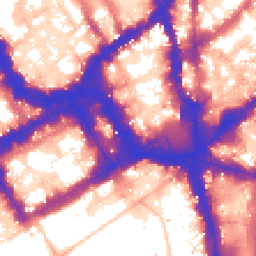 Daytime road noise heatmap for SW1Y 4BP