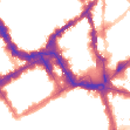 Night-time road noise heatmap for SW1Y 4DG
