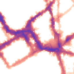 Night-time road noise heatmap for SW1Y 4DL