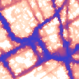 Daytime road noise heatmap for SW1Y 4HA