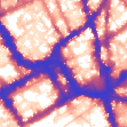 Daytime road noise heatmap for SW1Y 4HE