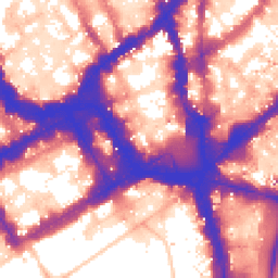 Daytime road noise heatmap for SW1Y 4HG