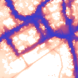 Daytime road noise heatmap for SW1Y 4JR