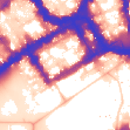 Daytime road noise heatmap for SW1Y 4JY