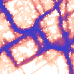 Daytime road noise heatmap for SW1Y 4PH