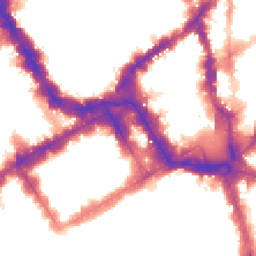 Night-time road noise heatmap for SW1Y 4PH