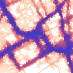 Daytime road noise heatmap for SW1Y 4QE