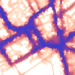 Daytime road noise heatmap for SW1Y 4RL