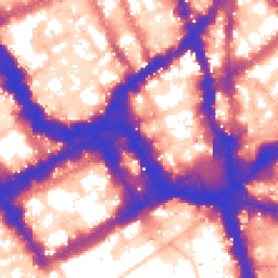 Daytime road noise heatmap for SW1Y 4SP