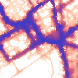 Daytime road noise heatmap for SW1Y 4TE