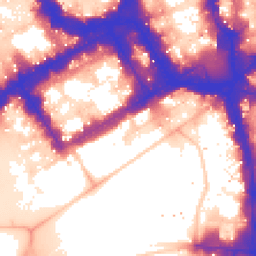 Daytime road noise heatmap for SW1Y 5AD
