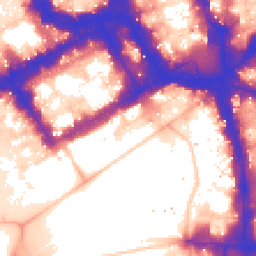 Daytime road noise heatmap for SW1Y 5AF