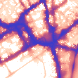 Daytime road noise heatmap for SW1Y 5BF