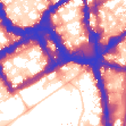 Daytime road noise heatmap for SW1Y 5EA