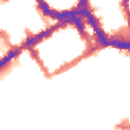 Night-time road noise heatmap for SW1Y 5JG