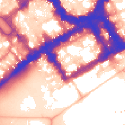 Daytime road noise heatmap for SW1Y 6AU