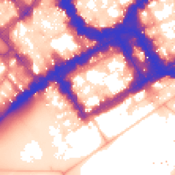 Daytime road noise heatmap for SW1Y 6DE