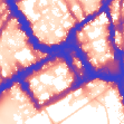 Daytime road noise heatmap for SW1Y 6HJ