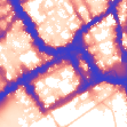 Daytime road noise heatmap for SW1Y 6HR