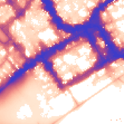 Daytime road noise heatmap for SW1Y 6QA