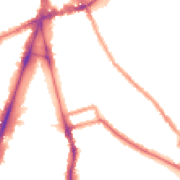 Night-time road noise heatmap for SW2 1AL