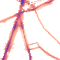 Night-time road noise heatmap for SW2 1AN