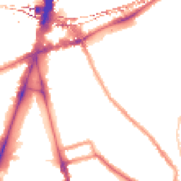 Night-time road noise heatmap for SW2 1AS