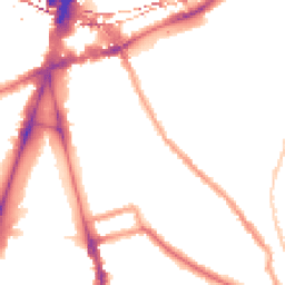 Night-time road noise heatmap for SW2 1AT