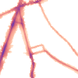 Night-time road noise heatmap for SW2 1AW