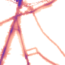 Night-time road noise heatmap for SW2 1AZ