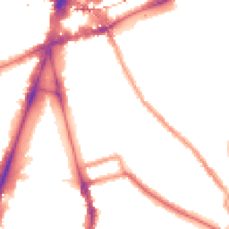 Night-time road noise heatmap for SW2 1BA