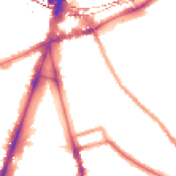 Night-time road noise heatmap for SW2 1BD