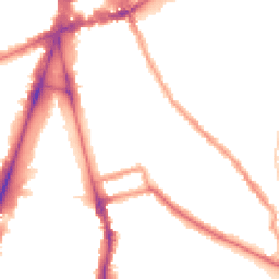 Night-time road noise heatmap for SW2 1BE