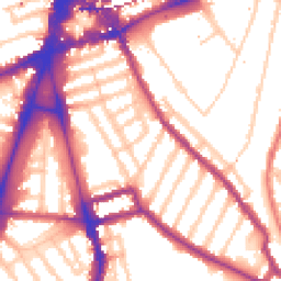Daytime road noise heatmap for SW2 1BG