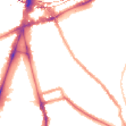 Night-time road noise heatmap for SW2 1BH