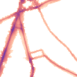 Night-time road noise heatmap for SW2 1BJ