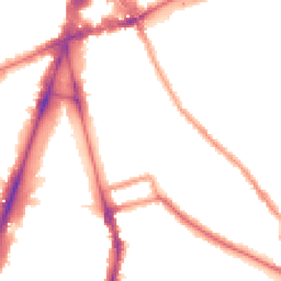 Night-time road noise heatmap for SW2 1BQ