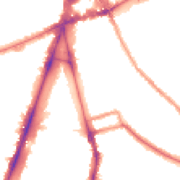 Night-time road noise heatmap for SW2 1DD