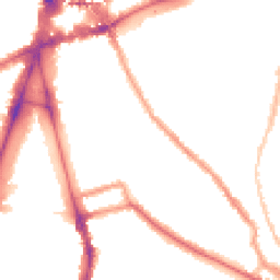 Night-time road noise heatmap for SW2 1PW