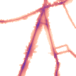 Night-time road noise heatmap for SW2 1SW