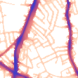 Daytime road noise heatmap for SW2 2AP