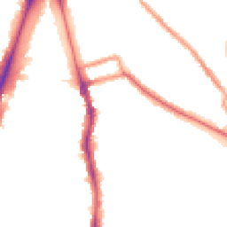 Night-time road noise heatmap for SW2 2TB