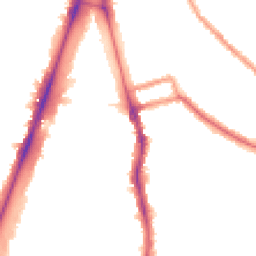 Night-time road noise heatmap for SW2 2TR