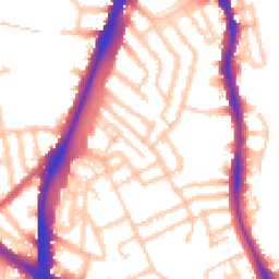 Daytime road noise heatmap for SW2 2UB